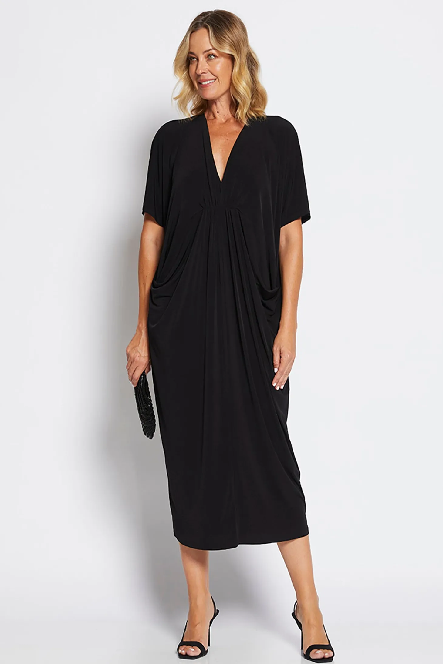 Farrah kaftan Dress - Black - PH26
